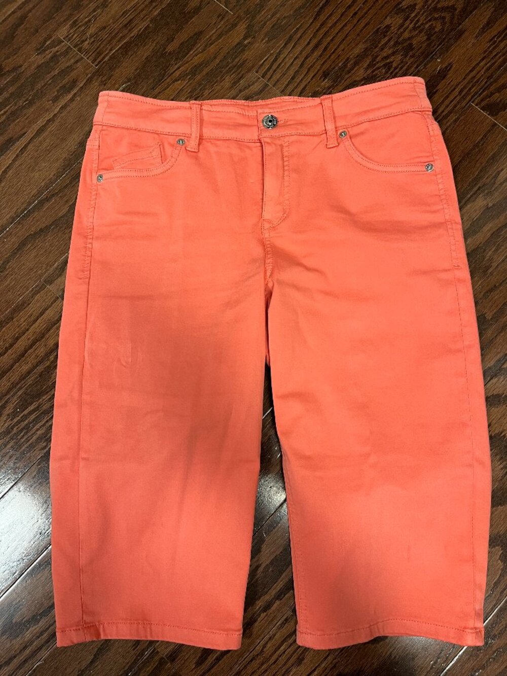 TOMMY BAHAMAS Boracay Beach High-Rise 15-Inch Bermuda Short Coral Bluff - Size 8